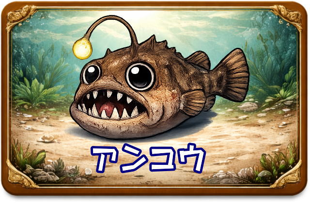 アンコウ｜魚あだ名メーカーの魚図鑑