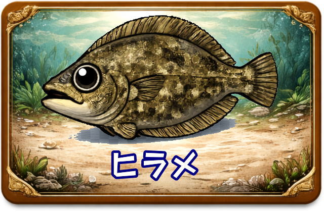 ヒラメ｜魚あだ名メーカーの魚図鑑