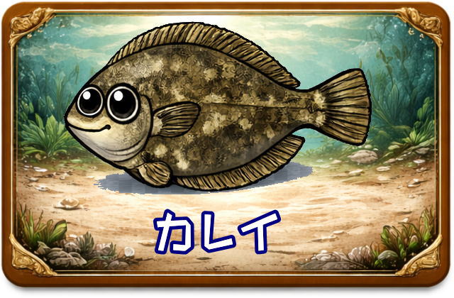 カレイ｜魚あだ名メーカーの魚図鑑