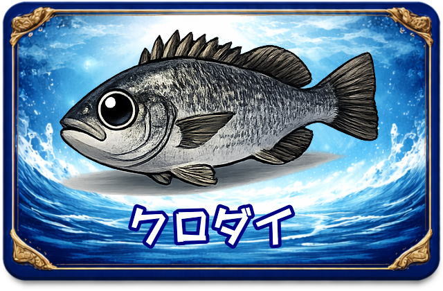 クロダイ｜魚あだ名メーカーの魚図鑑